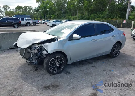 2016 Toyota Corolla S Plus из США, поврежденный, VIN 2T1BURHEXGC731911